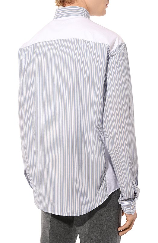 Хлопковая рубашка Dsquared2 S74DM0739/S78116 Голубой  S74DM0739/S78116 Фото 4
