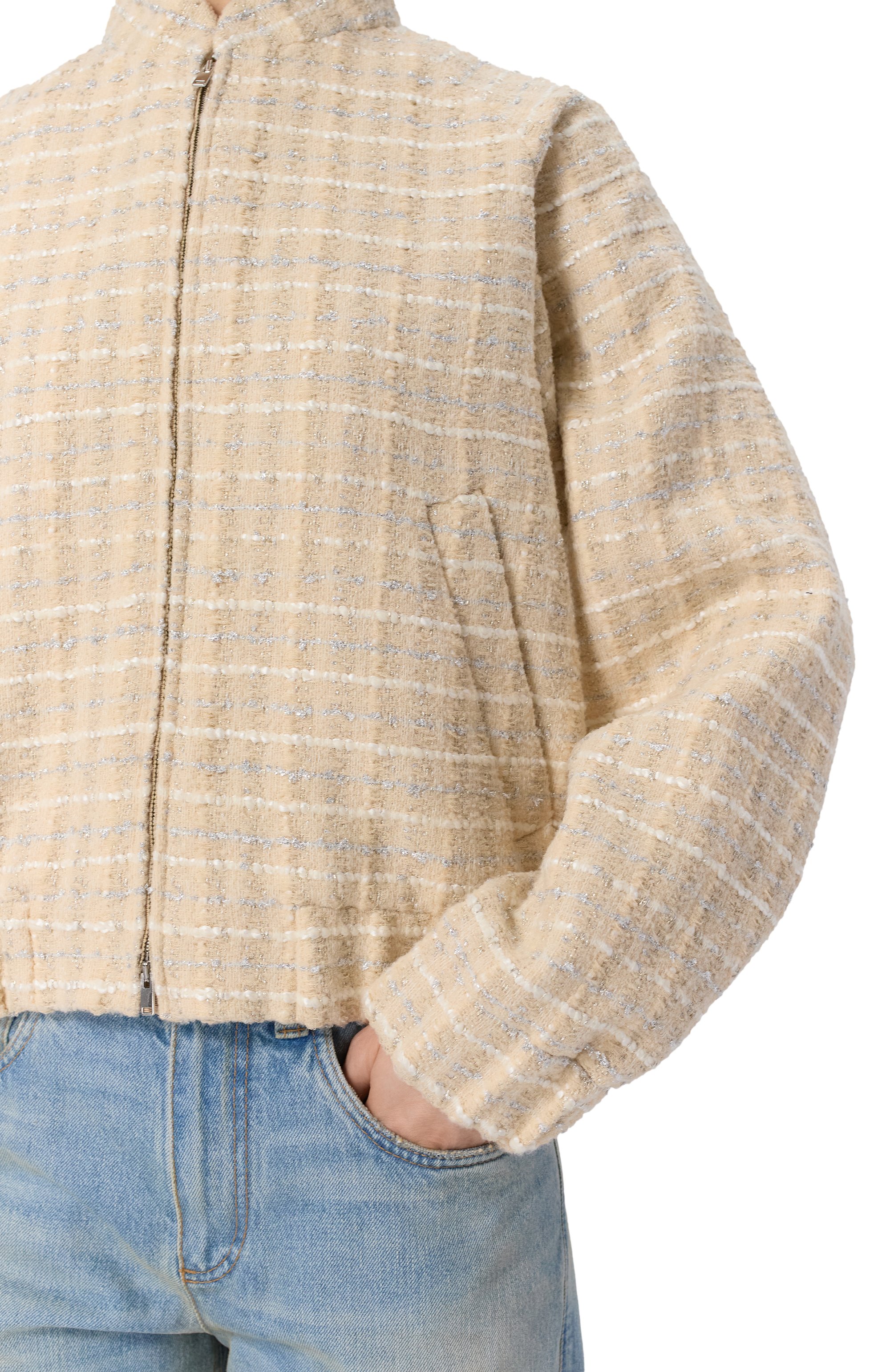 Твидовый бомбер MVST, арт. 25E/X2P/0/0041/3056, фото 5