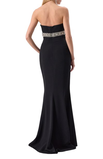 Платье с отделкой бисером и стразами ZUHAIR MURAD, арт. RDR25056/CRCA016, фото 4