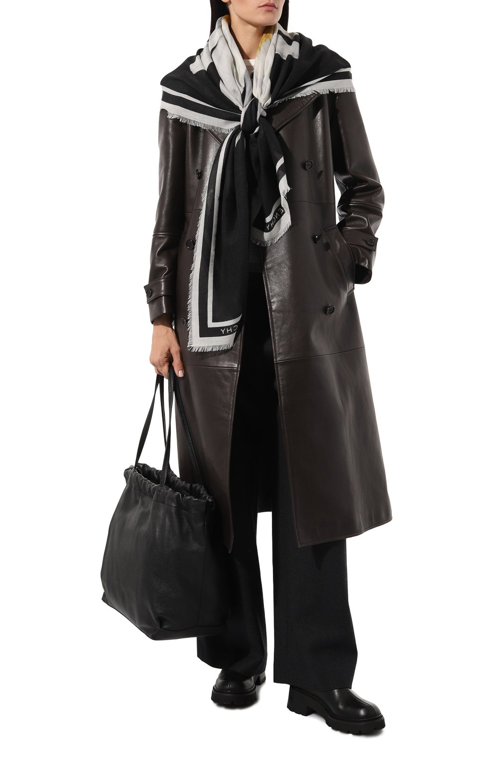 Палантин из кашемира и шелка GIVENCHY, арт. GW1414/SR205, фото 3