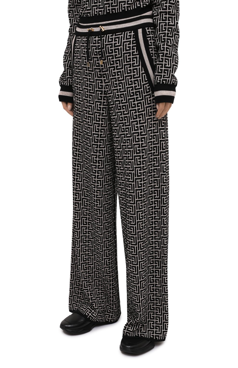Брюки из шерсти и льна BALMAIN, арт. WF10B015/K256, фото 3