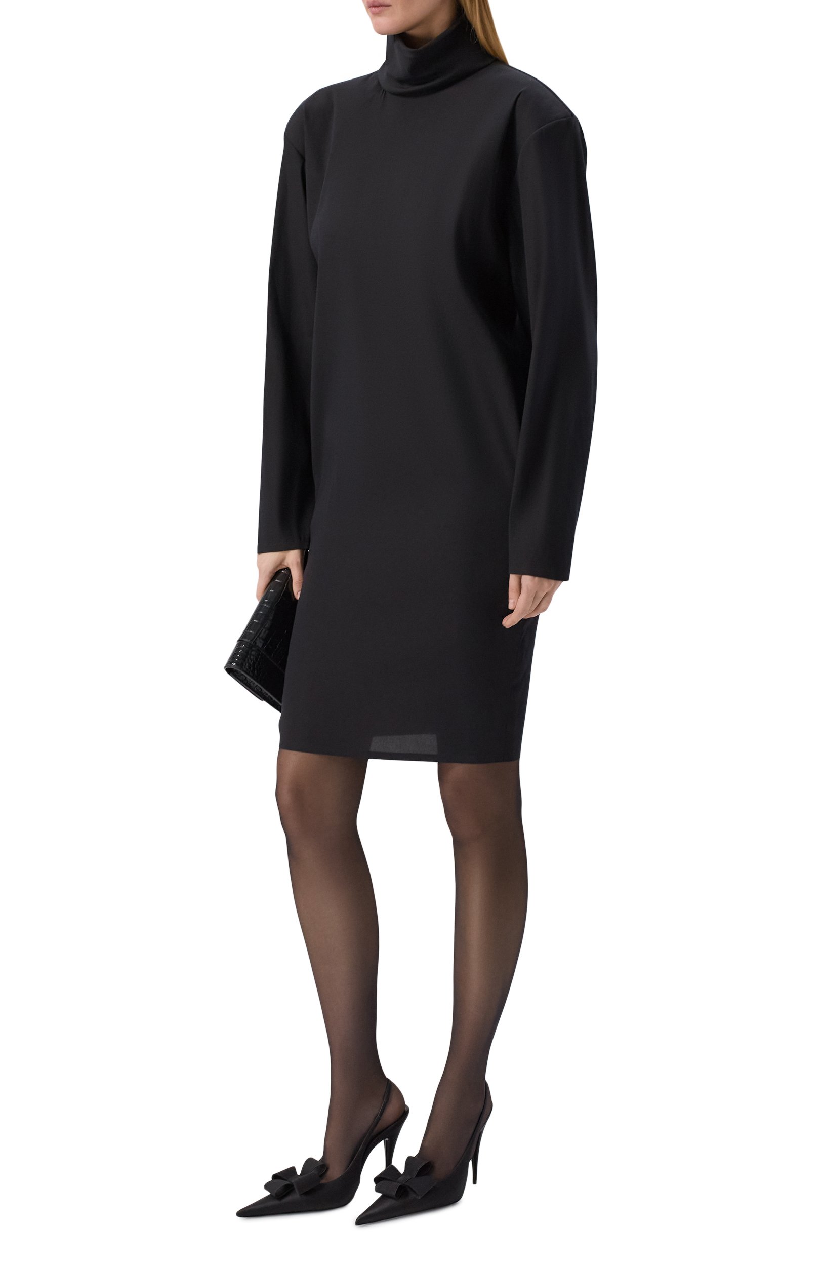 Текстильные туфли tea SAINT LAURENT черного цвета по цене 164000 руб., арт. A00197/AAGWS, фото 3 Текстильные туфли tea SAINT LAURENT, арт. A00197/AAGWS, фото 3