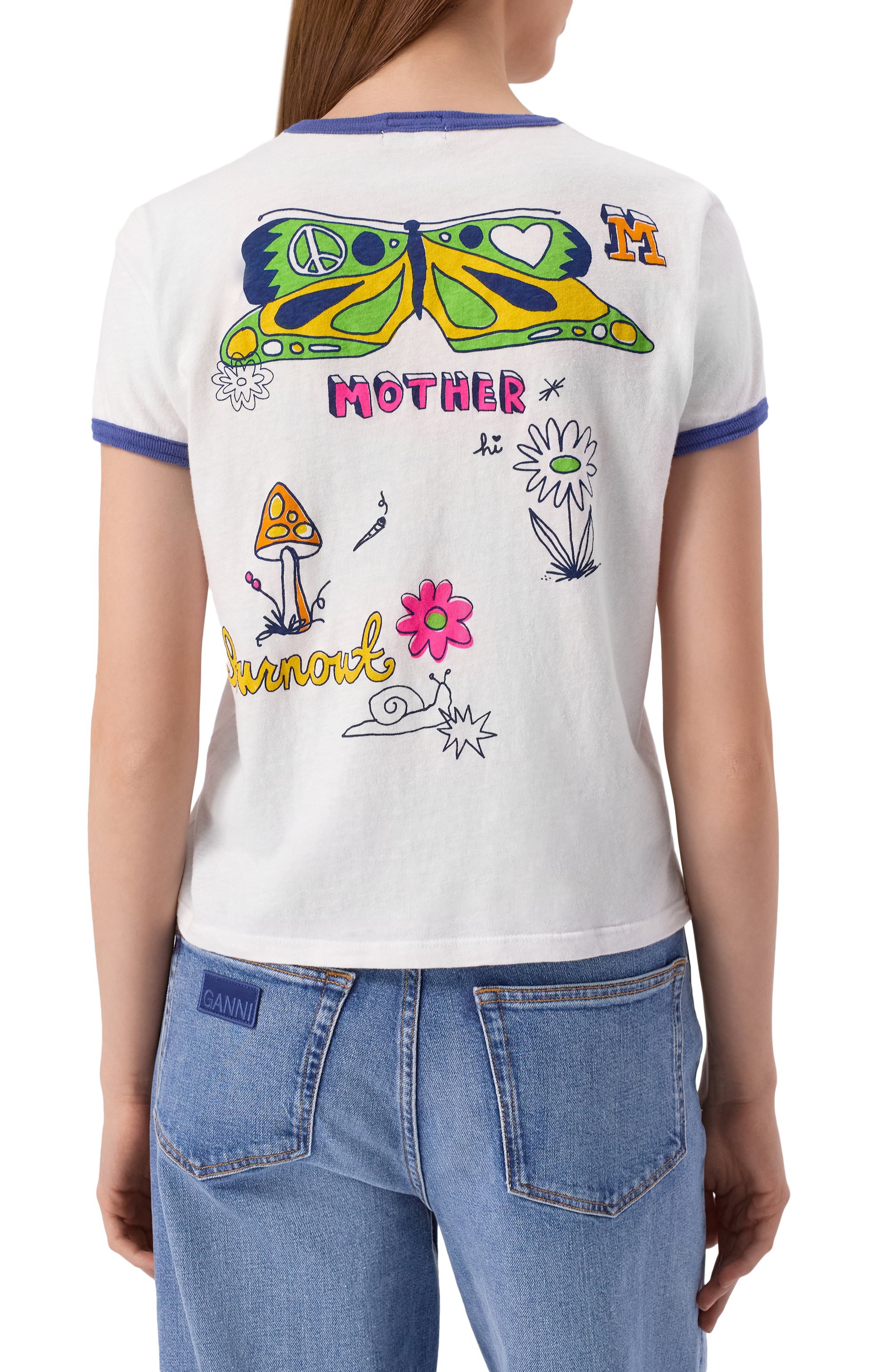 Хлопковая футболка MOTHER, арт. 8881-1079, фото 4
