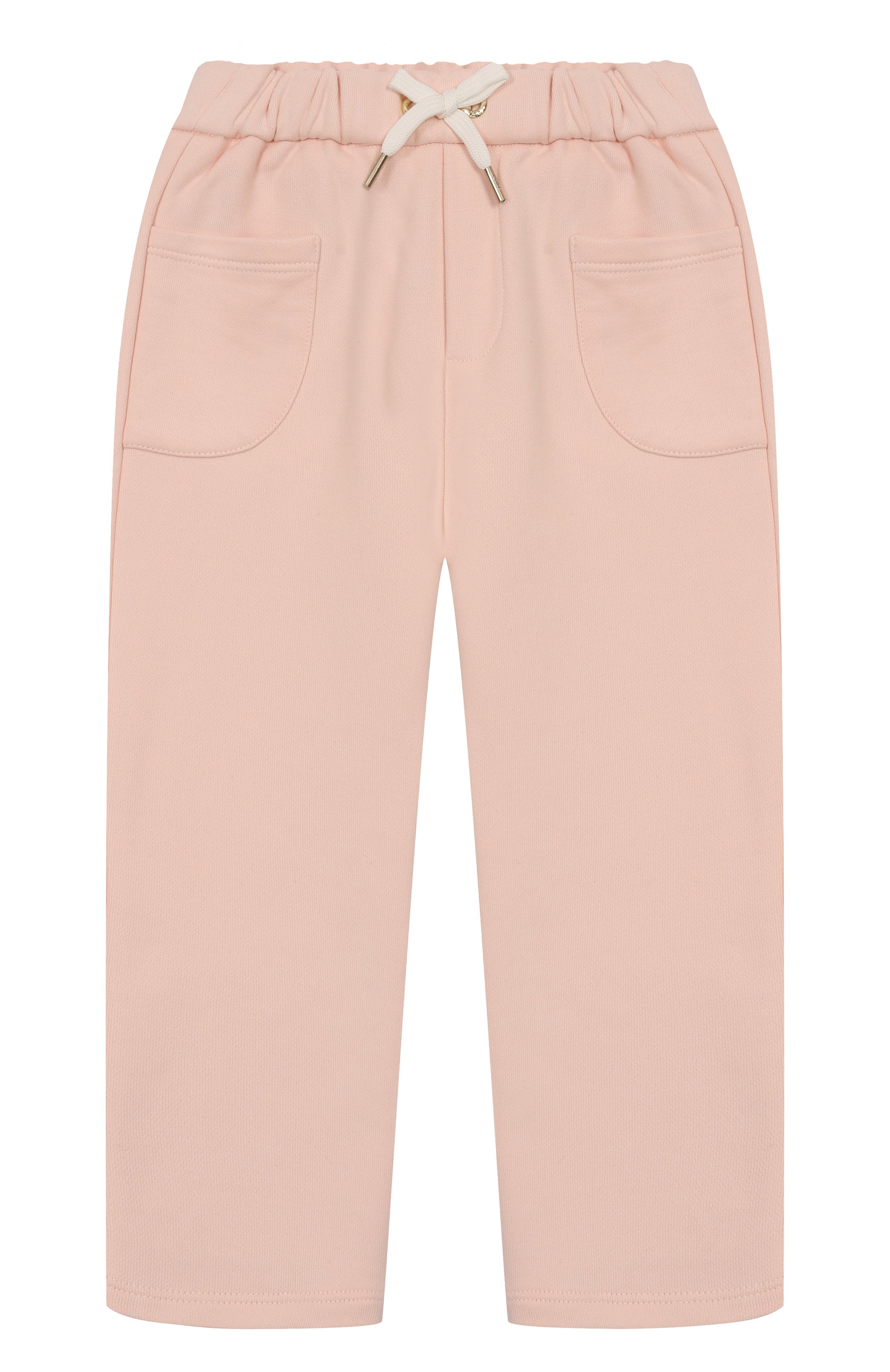 Хлопковые брюки CHLOÉ розового цвета по цене 26200 руб., арт. C20738, фото 1 Хлопковые брюки CHLOÉ, арт. C20738, фото 1