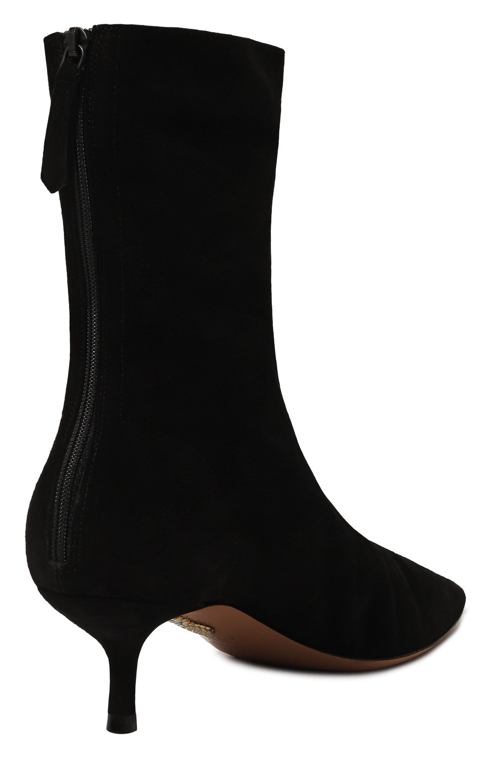 Замшевые ботильоны montmartre 50 AQUAZZURA, арт. MNRMIDB0/SUE, фото 5