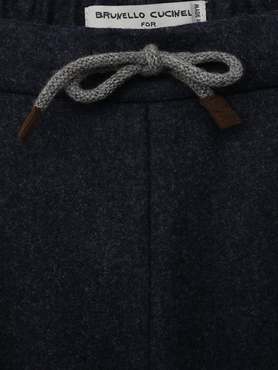 Шерстяные брюки BRUNELLO CUCINELLI, арт. B038PP113A, фото 3