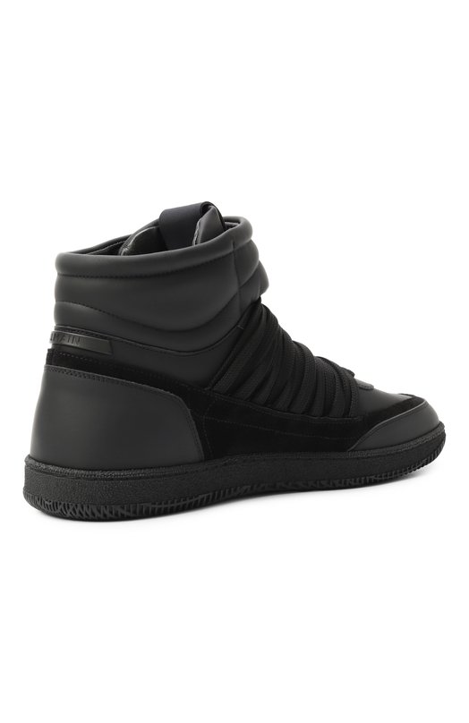 Кожаные кеды Swan Balmain EM0VH388/LTSU Чёрный  EM0VH388/LTSU Фото 5