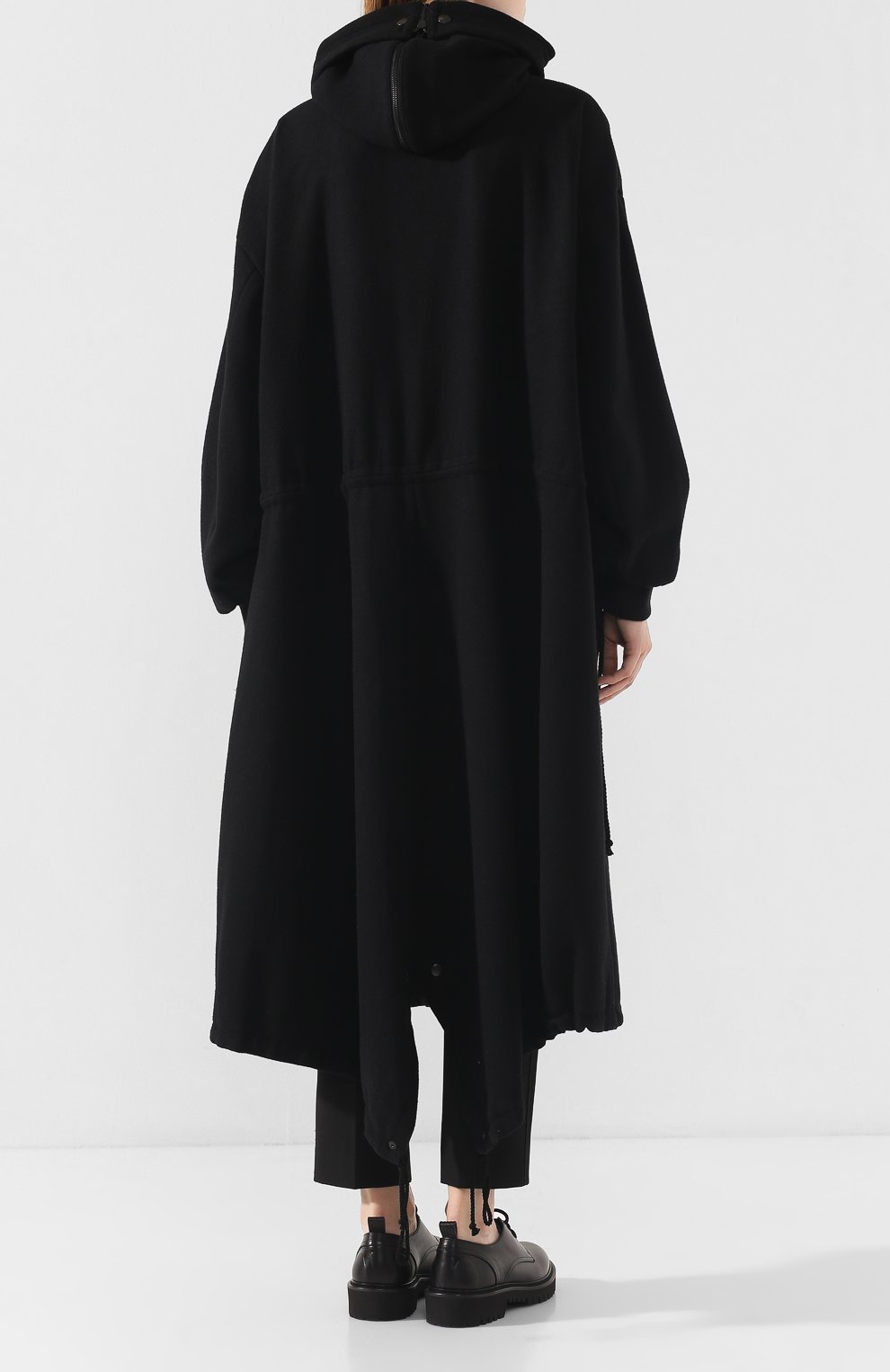 Шерстяное пальто YOHJI YAMAMOTO, арт. YC-C01-105, фото 4