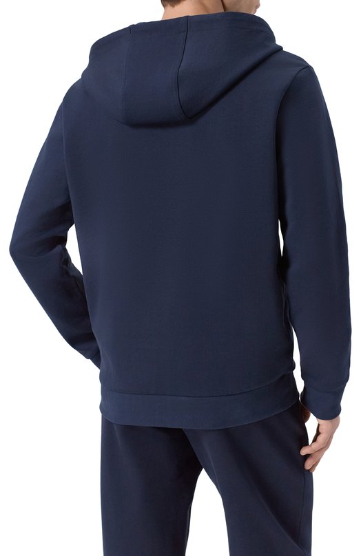 Хлопковая толстовка BOSS 50555851 Синий  50555851 Фото 4