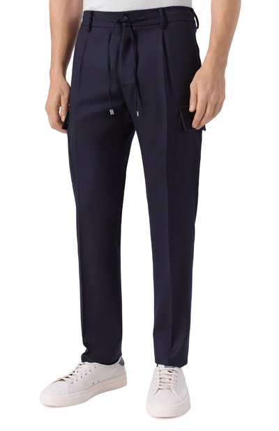 Шерстяные брюки-карго ANDREA CAMPAGNA, арт. SPIAGGIA 1P CARG0/AN1514, фото 3