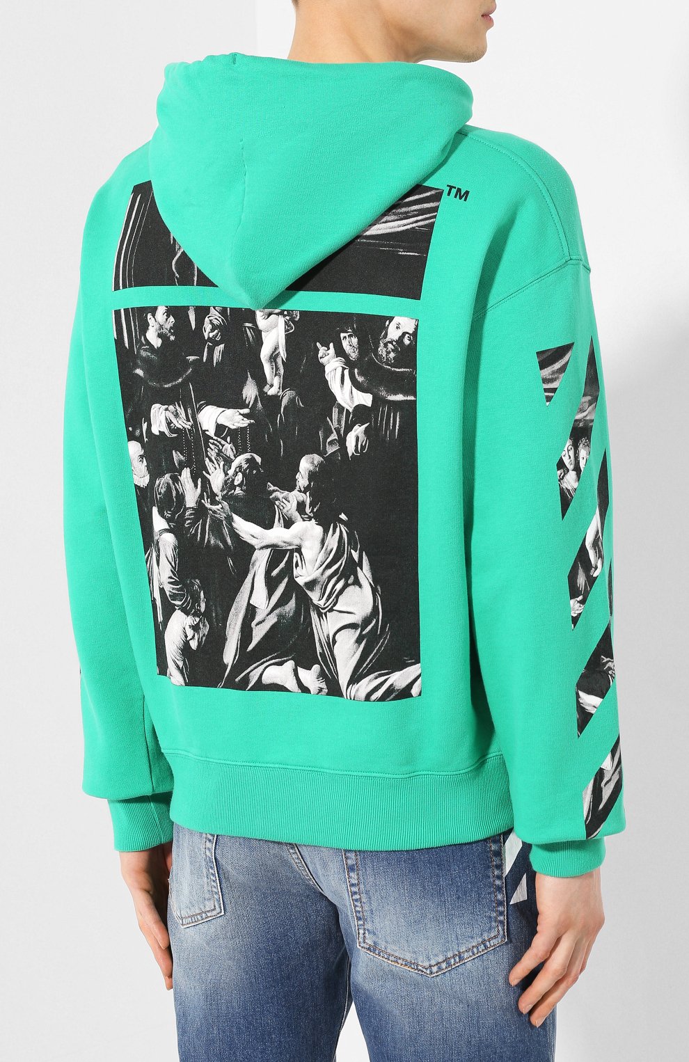 Хлопковое худи OFF-WHITE, арт. 0MBB037S20E300054488, фото 4