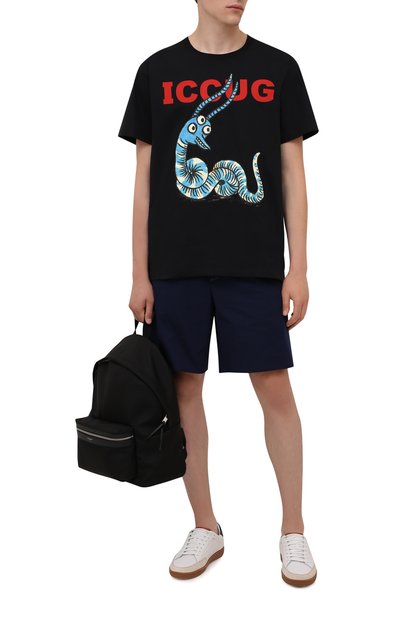 Хлопковая футболка iccug gucci x freya hartas GUCCI, арт. 548334/XJDJW, фото 2