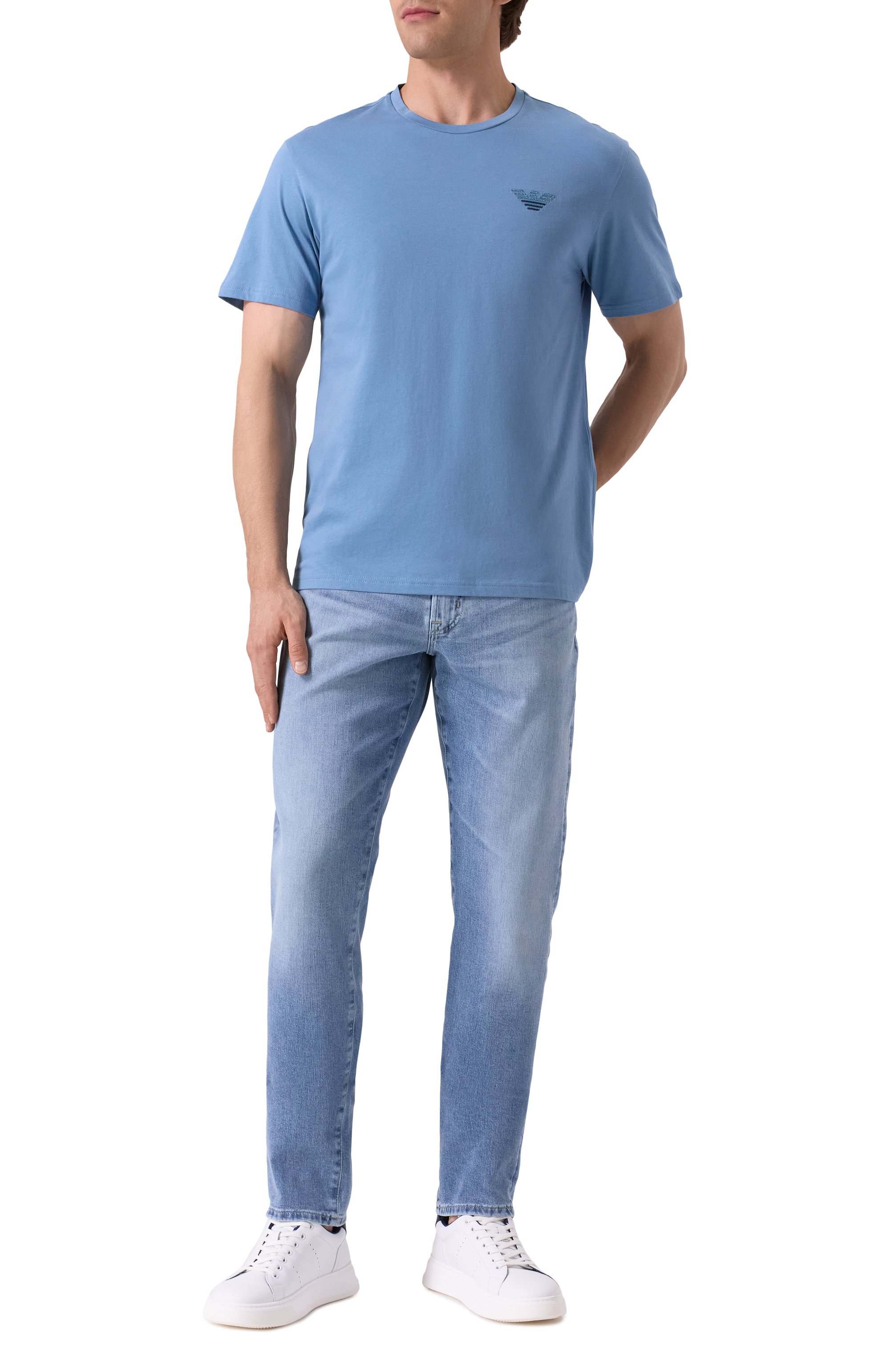 Хлопковая футболка EMPORIO ARMANI, арт. EM000574/AF12334, фото 2