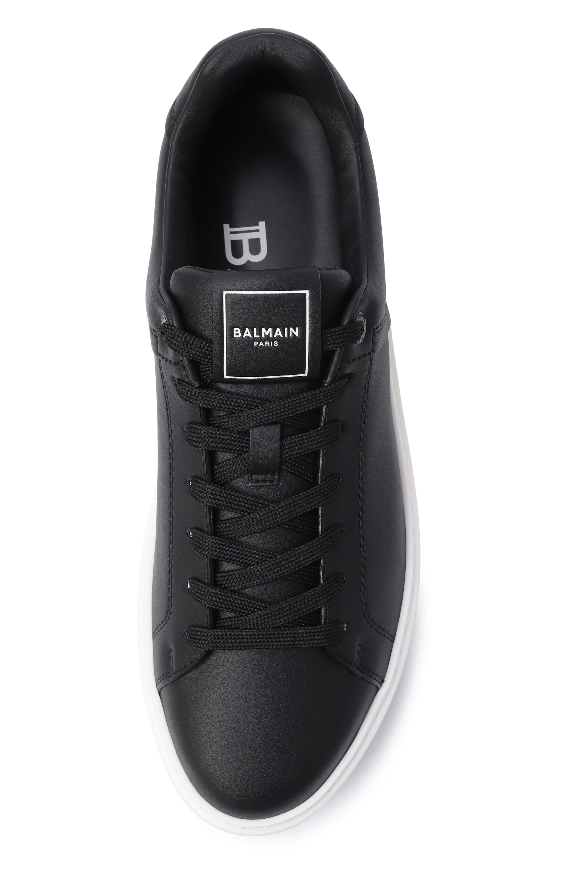 Кожаные кеды b-court BALMAIN, арт. GN1VI690/LVTR, фото 6