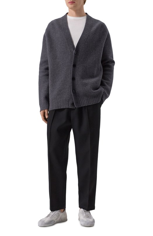 Шерстяной кардиган Jil Sander J22HP0005/J14506 Серый  J22HP0005/J14506 Фото 2