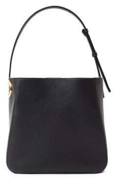 Женская сумка vlogo side VALENTINO черного цвета, арт. 5W0B0Q78/PWL | Фото 1 (Материал: Натуральная кожа; Размер: medium; Ремень/цепочка: На ремешке)