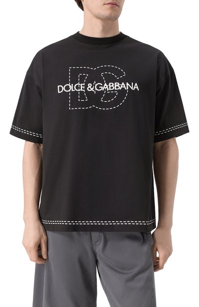 Хлопковая футболка DOLCE & GABBANA, арт. G8SH6T/G705U, фото 3
