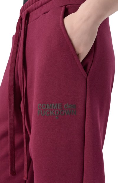 Хлопковые джоггеры COMME DES FUCKDOWN, арт. CFABW01357, фото 5