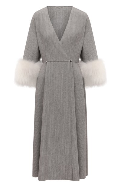 Платье с отделкой из меха норки YANA DRESS, арт. 1-23/8-077-2702МЛ, фото 1