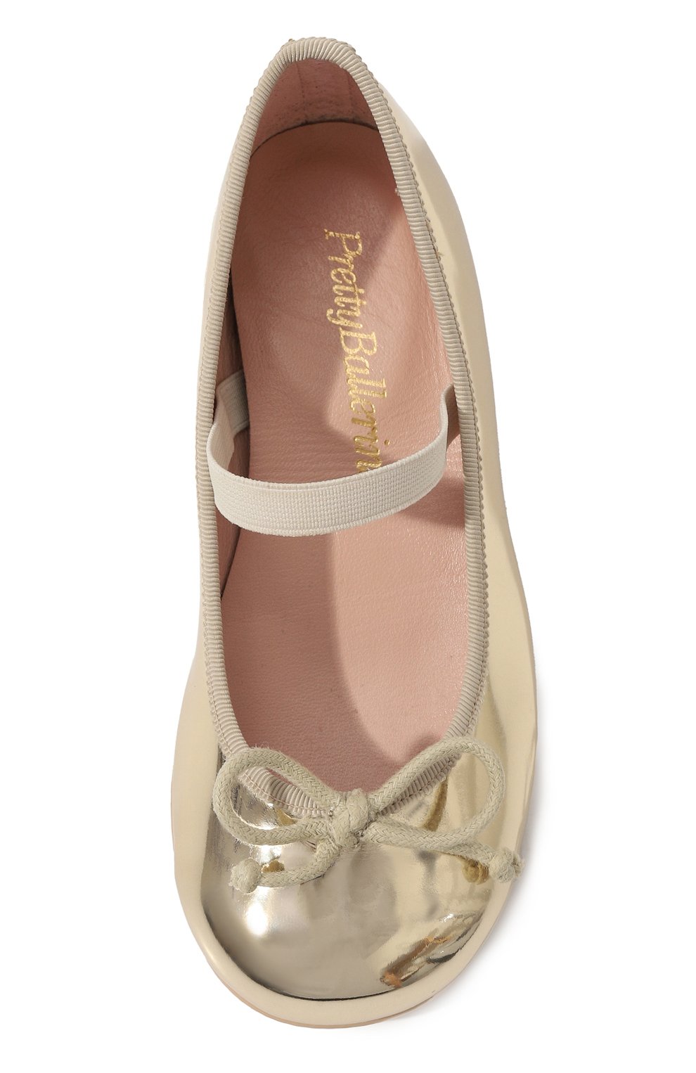 Туфли PRETTY BALLERINAS золотого цвета по цене 15700 руб., арт. 51259, фото 4 Туфли PRETTY BALLERINAS, арт. 51259, фото 4