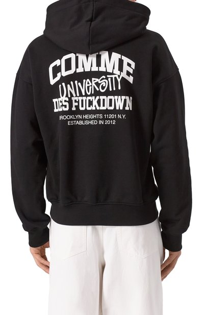 Хлопковое худи COMME DES FUCKDOWN, арт. CFABM01620, фото 4