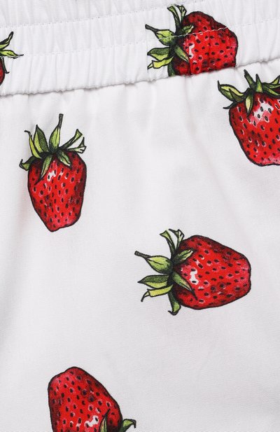 Хлопковые шорты MONNALISA красного цвета по цене 14750 руб., арт. 117424, фото 3 Хлопковые шорты MONNALISA, арт. 117424, фото 3