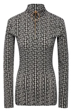 Женский пуловер из вискозы balmain x rossignol BALMAIN черно-белого цвета, арт. WF2AR150/J226 | Фото 1 (Материал внешний: Вискоза; Длина (для топов): Стандартные; Рукава: Длинные; Стили: Спорт-шик; Женское Кросс-КТ: Пуловер-одежда; Материал сплава: Проставлено; Драгоценные камни: Проставлено; Региональные ограничения белый список (Axapta Mercury): Не проставлено)