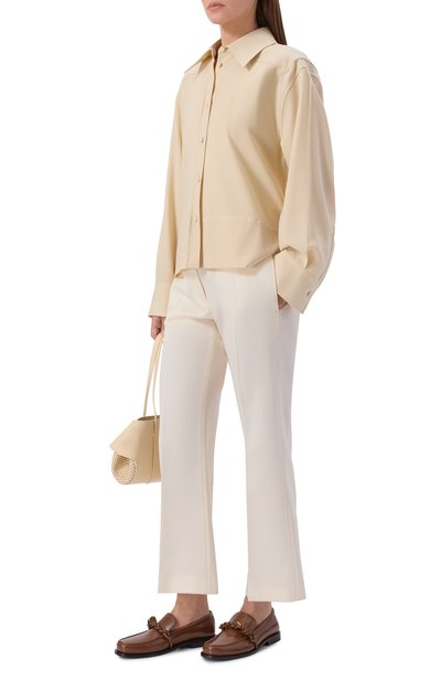 Кожаные лоферы JIL SANDER темно-коричневого цвета по цене 112000 руб., арт. J15WR0029/P7593, фото 3 Кожаные лоферы JIL SANDER, арт. J15WR0029/P7593, фото 3