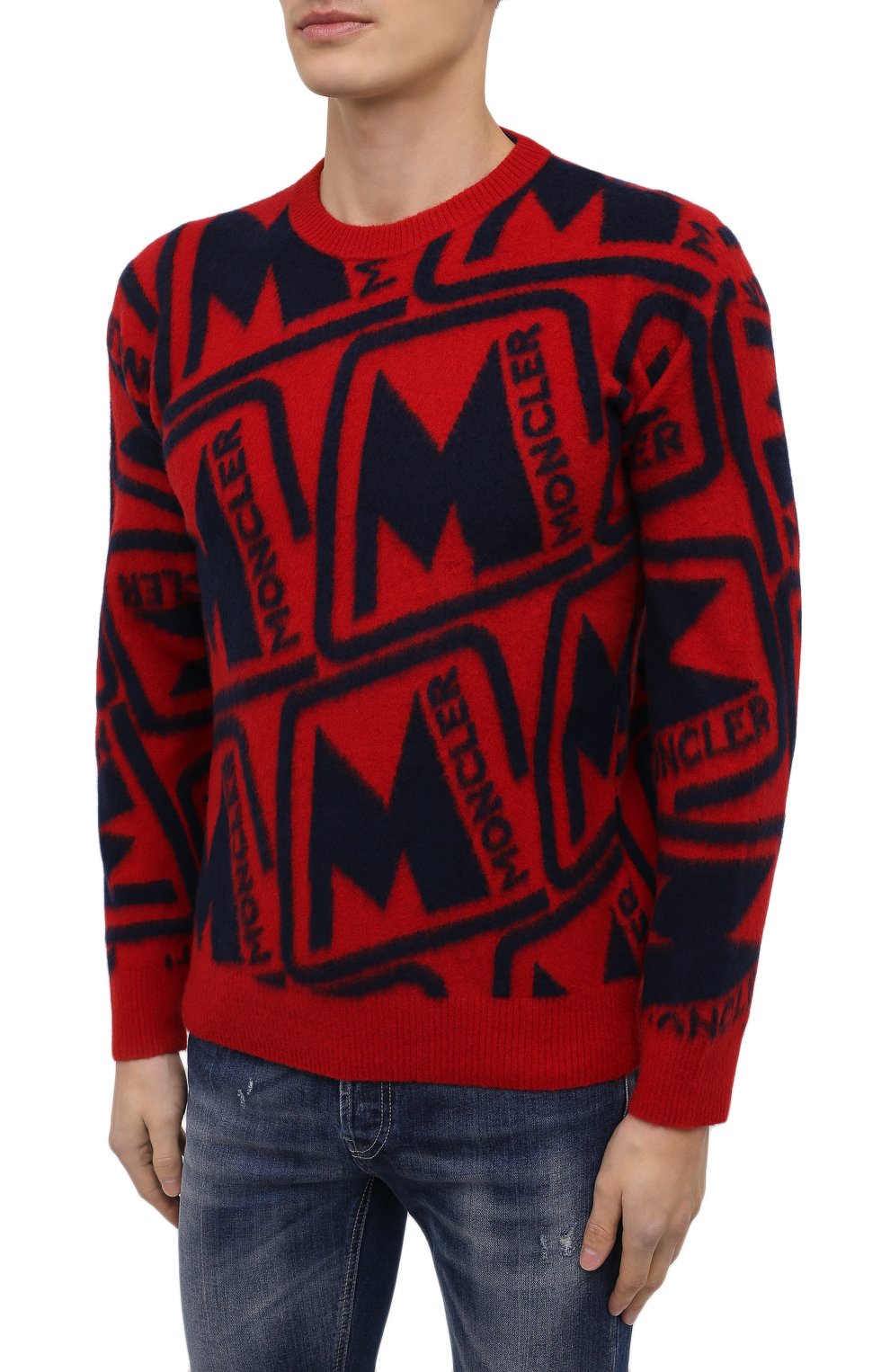 Шерстяной свитер MONCLER, арт. F2-091-9C738-50-A9379, фото 3