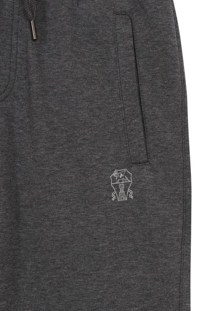 Хлопковые джоггеры BRUNELLO CUCINELLI, арт. BW863E347C, фото 3