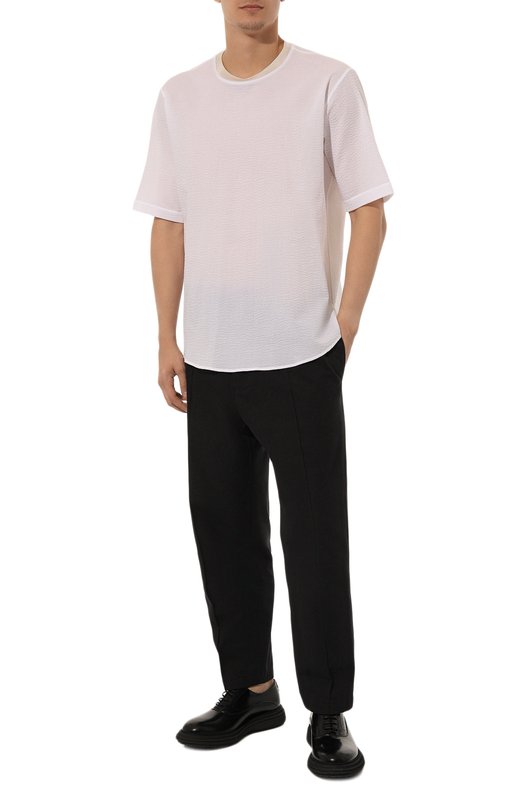 Футболка из вискозы Giorgio Armani GM000055/TE11186 Белый  GM000055/TE11186 Фото 2