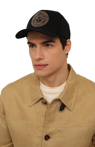 Хлопковая бейсболка VERSACE, арт. 1001590/1A07874, фото 2