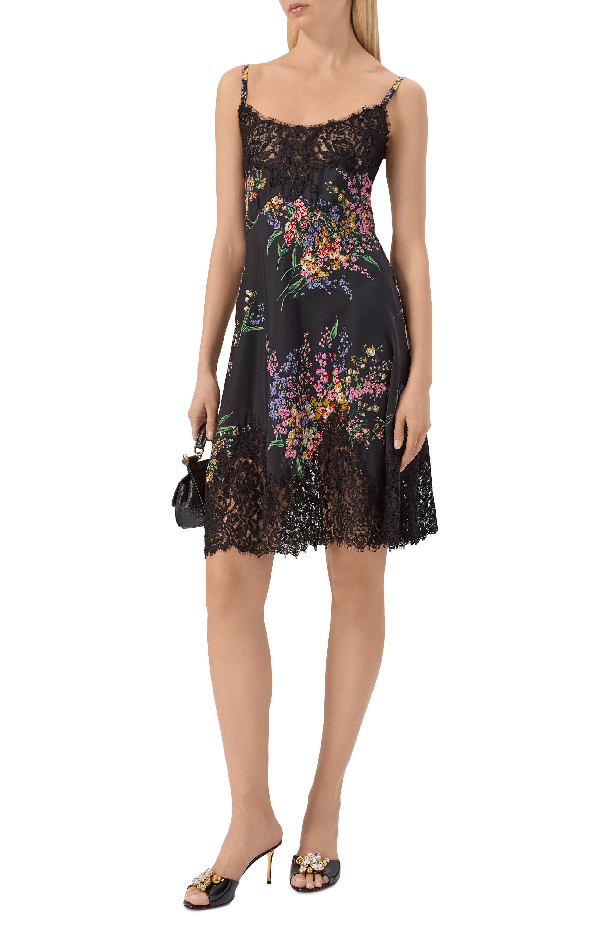 Атласное платье DOLCE & GABBANA, арт. F60F7T/IS101, фото 2