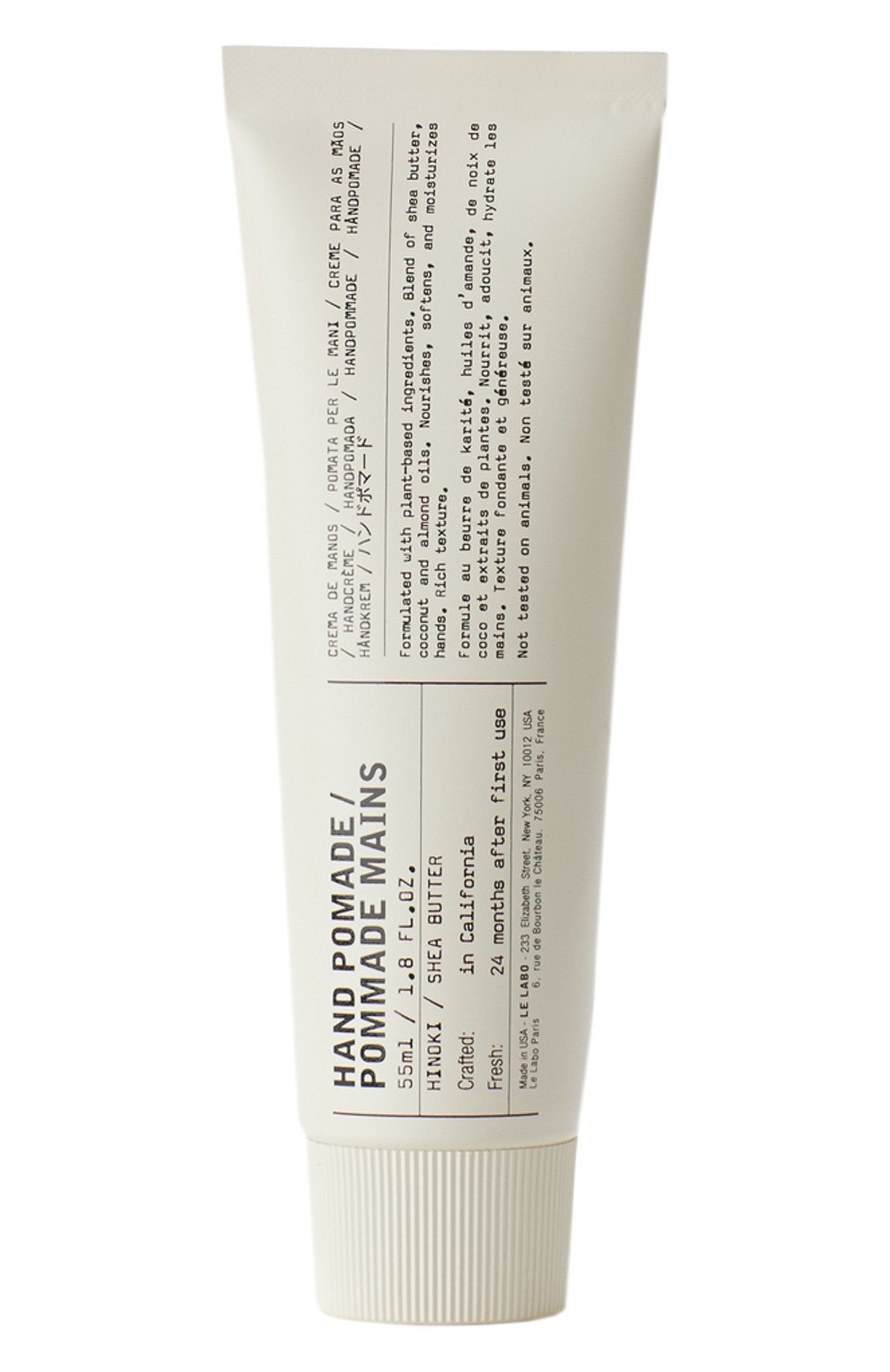 Помада для рук hinoki (55ml) LE LABO бесцветного цвета по цене 2000 руб., арт. 842185102304, фото 1 Помада для рук hinoki (55ml) LE LABO, арт. 842185102304, фото 1