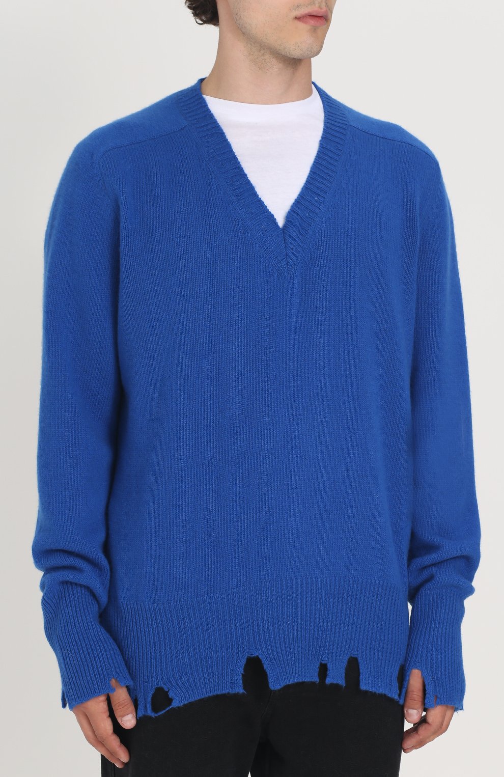 Пуловер из смеси шерсти и кашемира свободного кроя RICCARDO COMI, арт. AW17GR01V - 0FF, фото 3