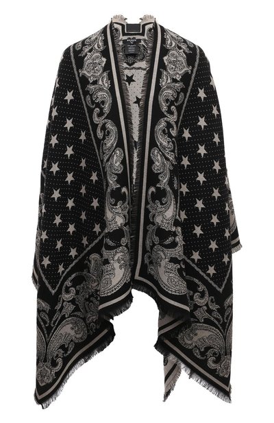 Женская пончо из вискозы и шерсти BALMAIN, арт. CF1XL065/VE34.