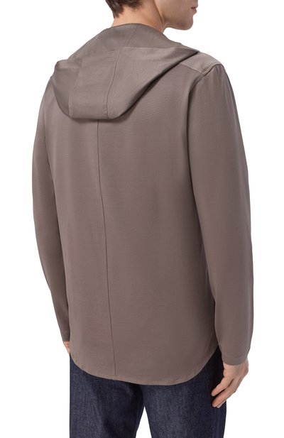 Хлопковая рубашка KITON, арт. UMCPETEH0923413, фото 4