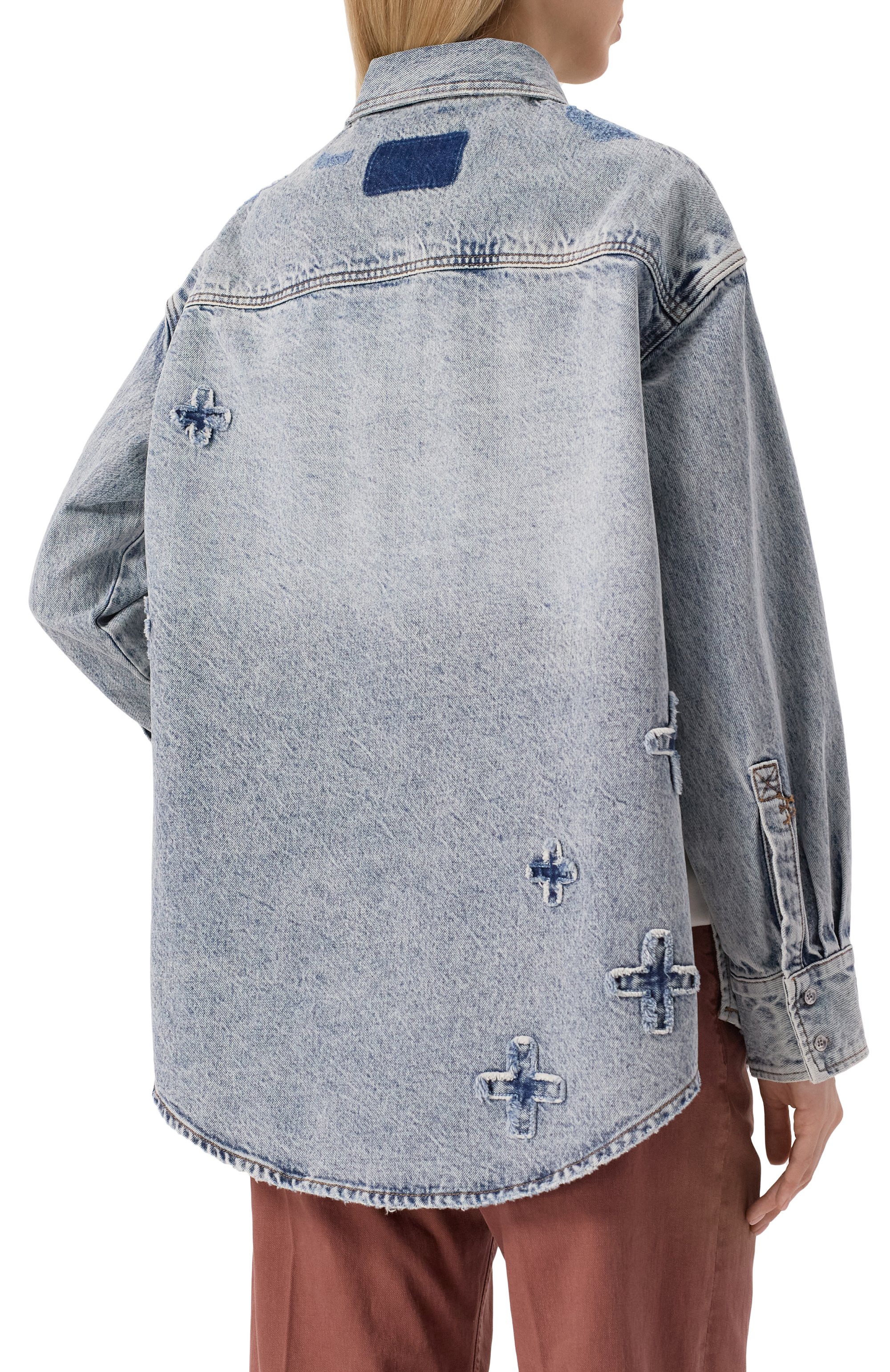 Джинсовая рубашка KSUBI, арт. WPS25SH002, фото 4