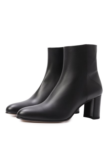 Женские кожаные ботильоны KITON, арт. D59823K0905F01