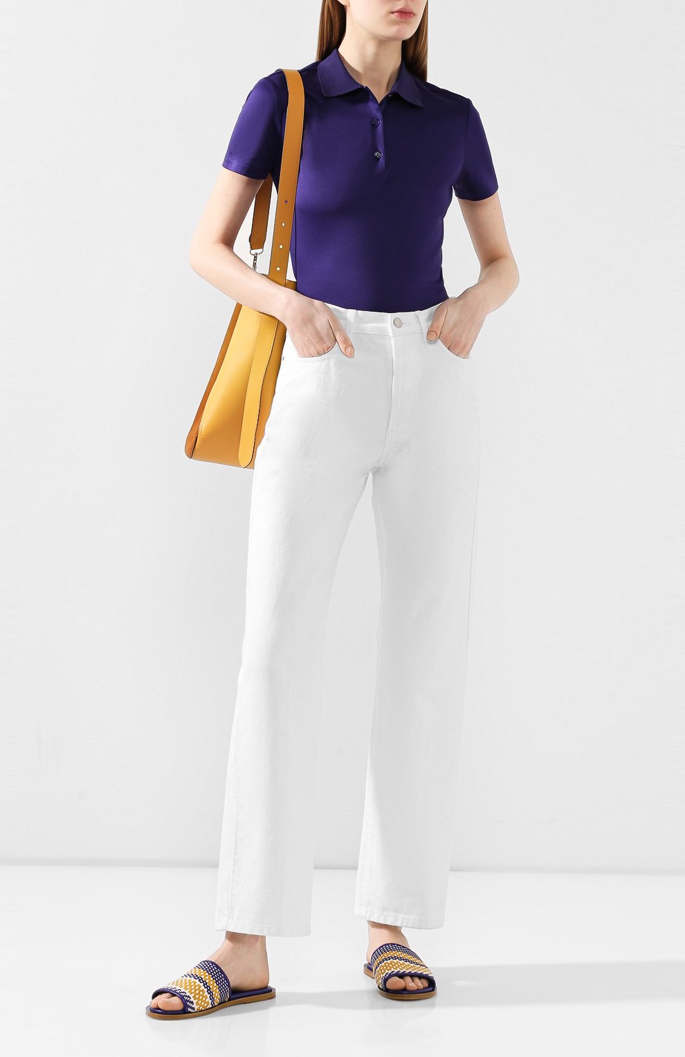 Комбинированные шлепанцы LORO PIANA, арт. FAL1143, фото 2