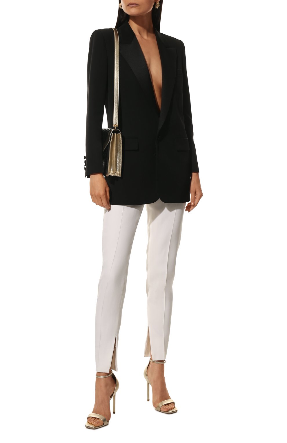 Шерстяные брюки SAINT LAURENT, арт. 516111/Y513W, фото 2