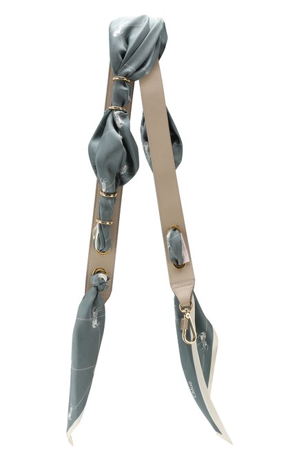 Женские кожаный ремень для сумки scarf strap CHLOÉ, арт. CHC18AD802A36