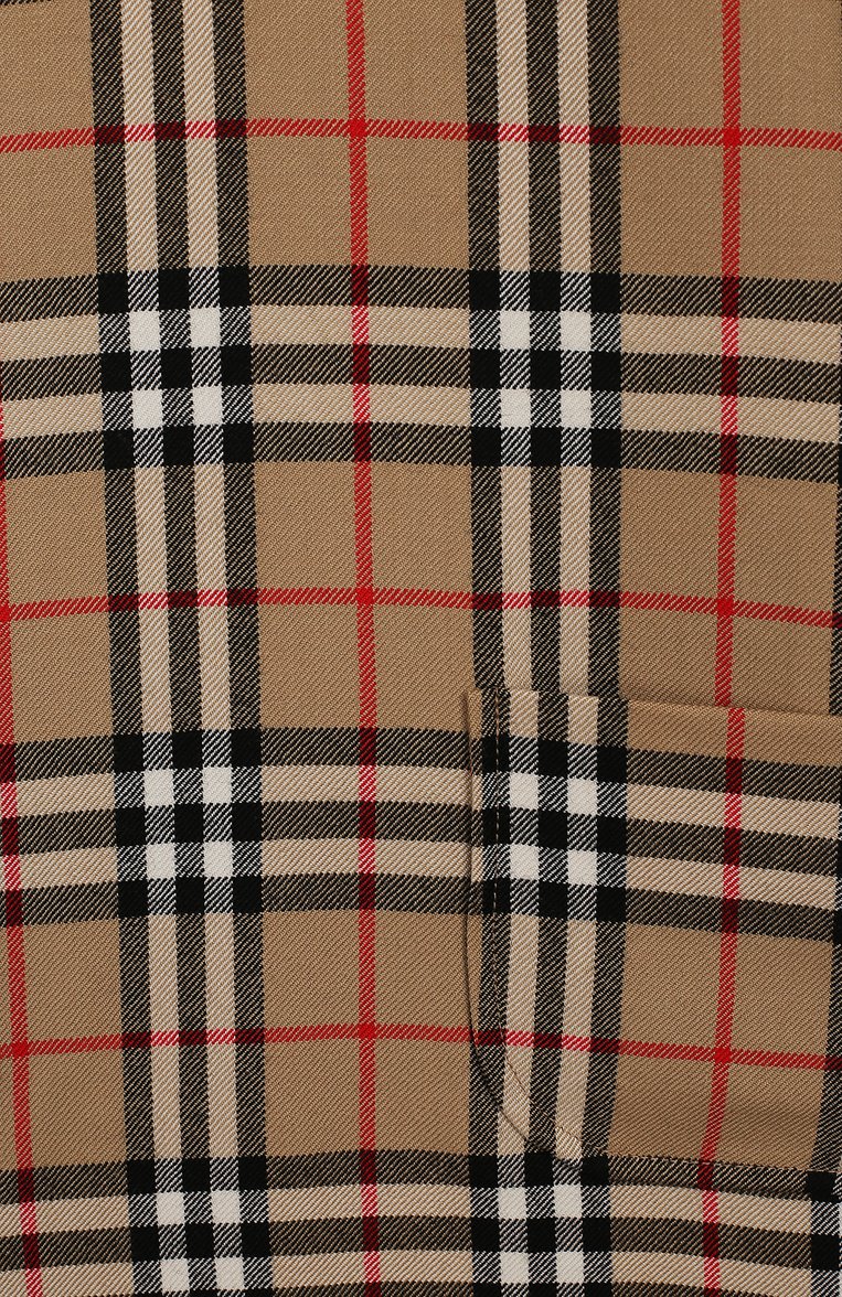 Детское шерстяное платье BURBERRY бежевого цвета, арт. 8017807 | Фото 3 (Материал внешний: Шерсть; Рукава: Длинные; Случай: Повседневный; Материал сплава: Проставлено; Девочки Кросс-КТ: Платье-одежда; Драгоценные камни: Проставлено; Материал подклада: Купро; Статус проверки: Проверена категория; Ростовка одежда: 10 - 11 лет | 140 - 146см, 12 лет | 152 см, 16 лет | 164 см, 3 года | 98 см, 4 года | 104 см, 6 лет | 116 см, 8 лет | 128 см)