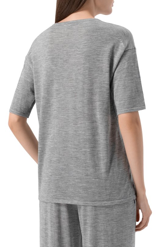 Футболка из шерсти и кашемира Addicted AD2549 Серый  AD2549 Фото 4