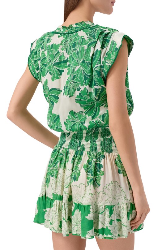 Платье из вискозы Poupette St Barth WETS26NVSFNN Зелёный  WETS26NVSFNN Фото 3