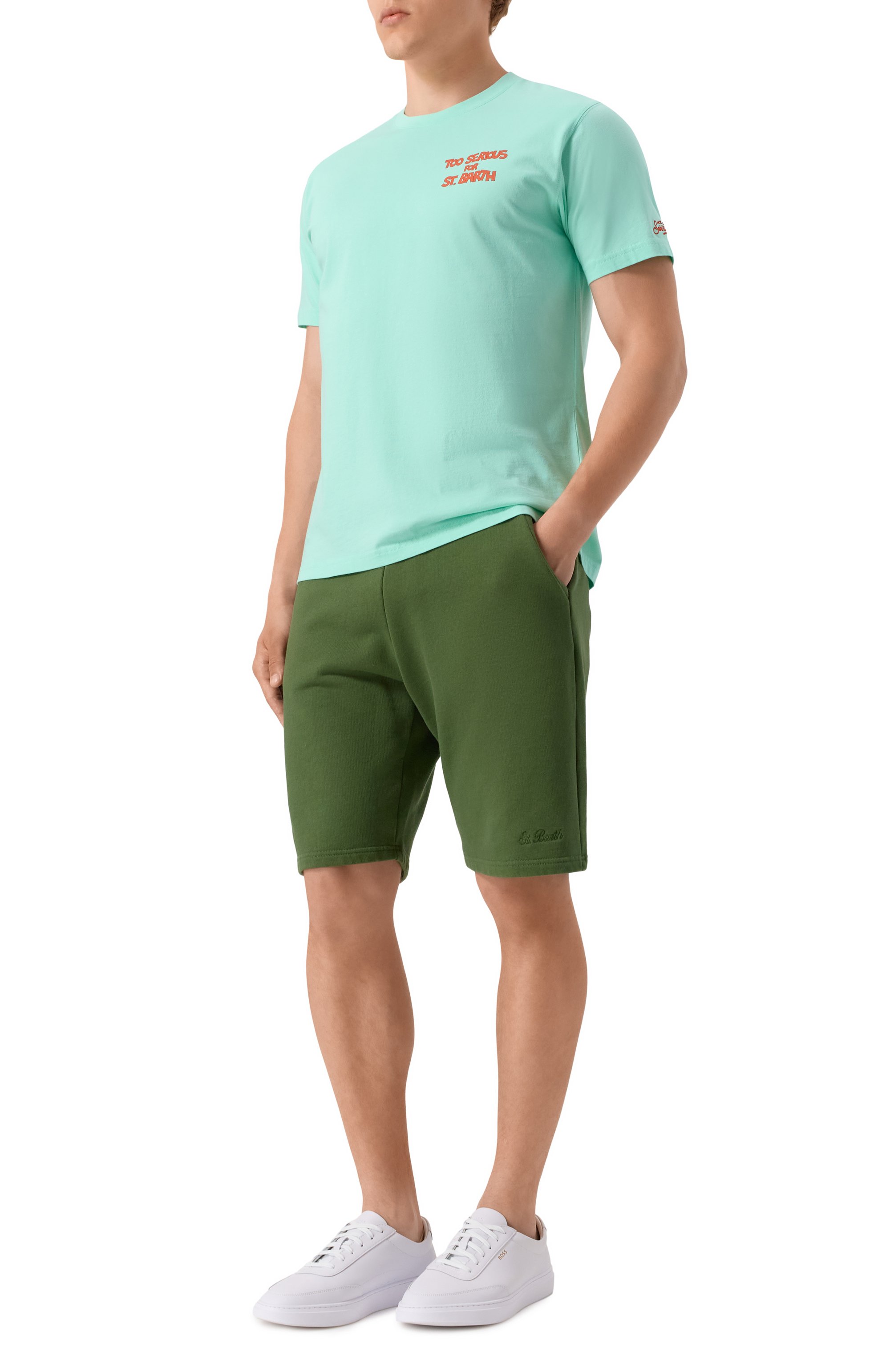 Хлопковая футболка MC2 SAINT BARTH, арт. STBM TSHIRT MAN/01470H, фото 2