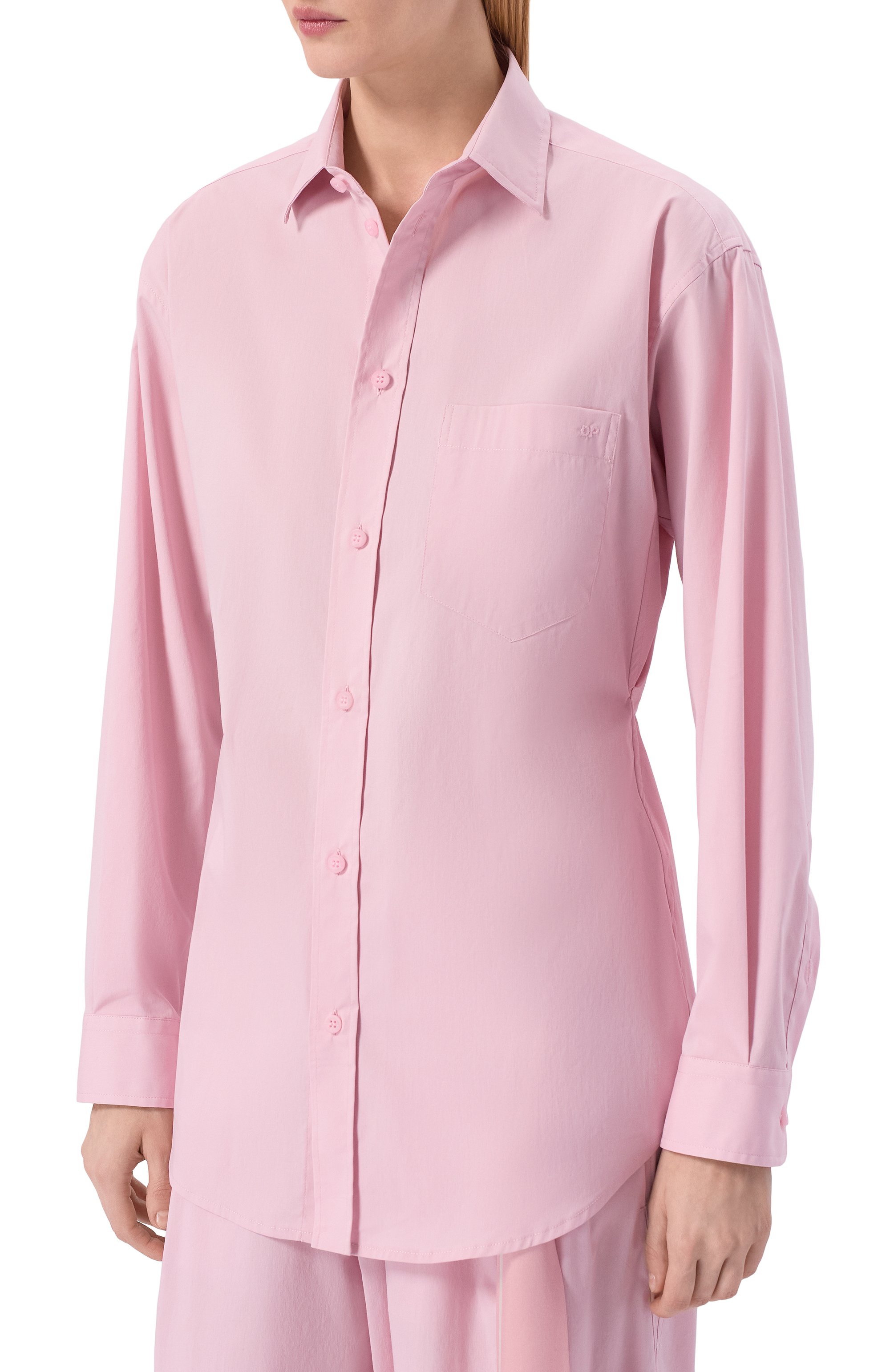 Хлопковая рубашка DARKPARK, арт. WSH04 FAC134/ANNE-LIGHT C0TT0N P0PELINE TAIL0RED S, фото 3