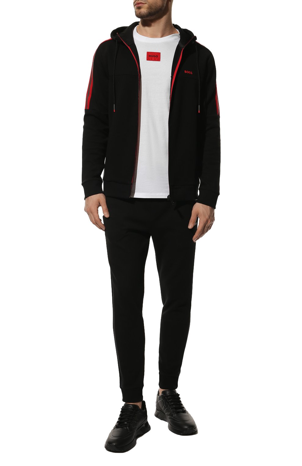 Хлопковая футболка HUGO, арт. 50447978, фото 2