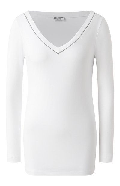 Женский хлопковый пуловер BRUNELLO CUCINELLI, арт. M0TC8BJ302