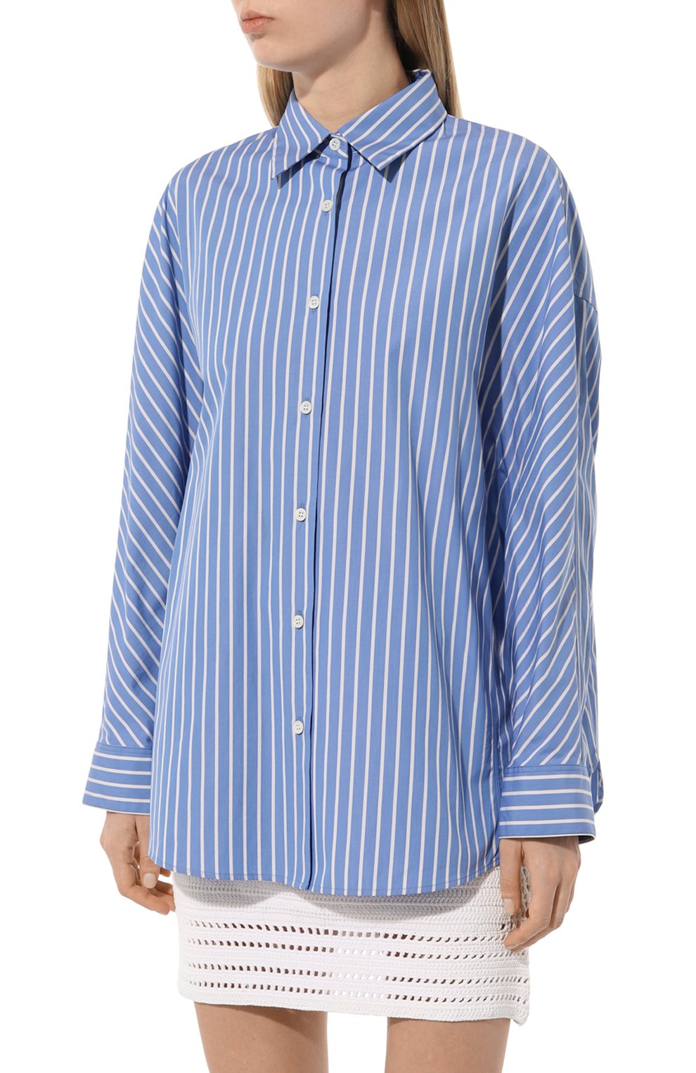 Хлопковая рубашка DRIES VAN NOTEN, арт. 010710-8067, фото 3